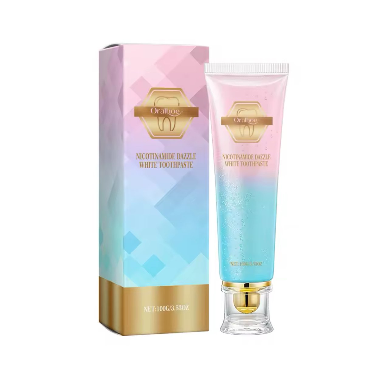 BODYACCEL Triple Whitening Niacinamide Whitening Toothpaste 3.3oz / 100ML-1Pack